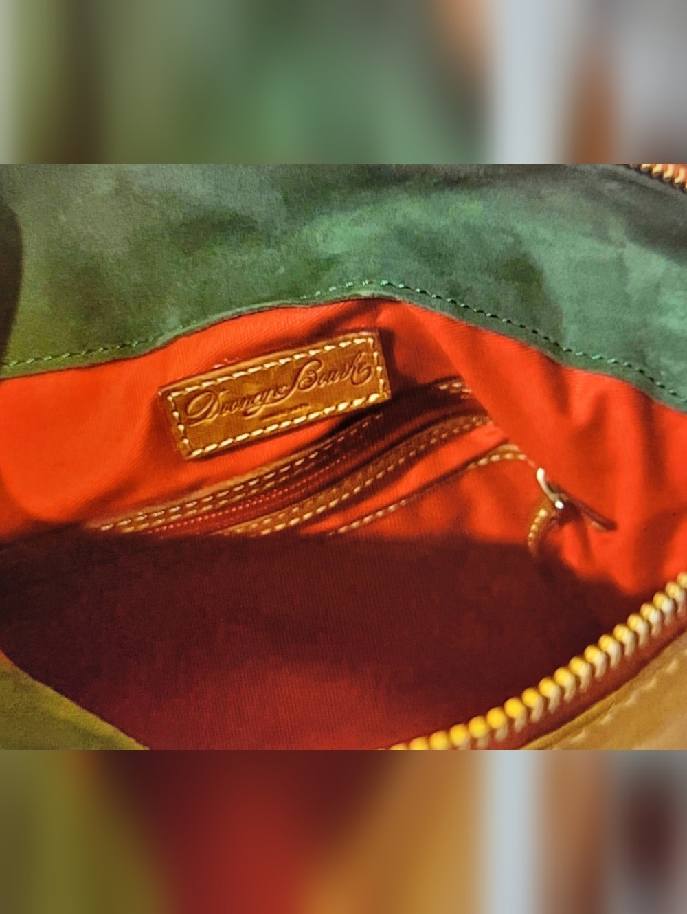 Dooney & Bourke Florentine Hobo Shoulder Bag Natural-GUC - Picture 4 of 16